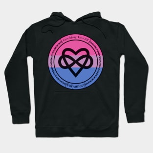 Polyamory, Love many, Love all Bi Pride Hoodie